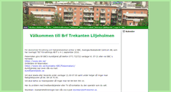 Desktop Screenshot of brftrekanten.se